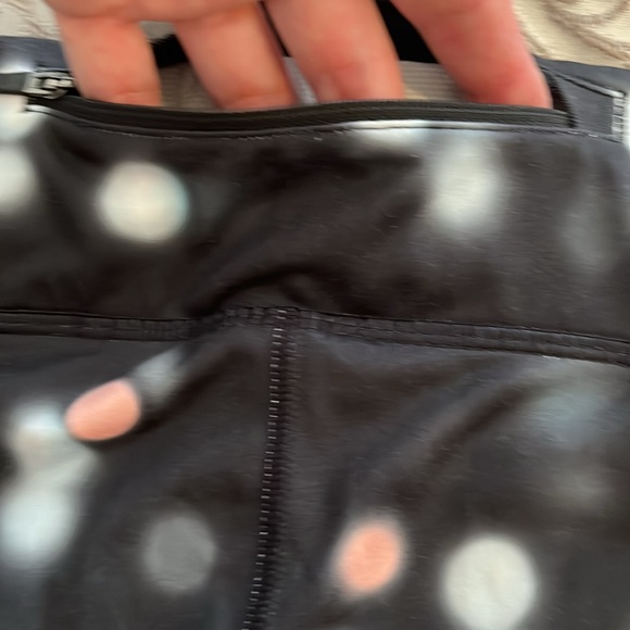 Nike Dri-Fit running pants, women’s size S/P, black with pink and gray - Picture 10 of 10